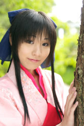 Rule 34 | bow, cosplay, hair bow, highres, japanese clothes, kamiya kaoru, kimono, photo (medium), rurouni kenshin, suzukaze yuuki