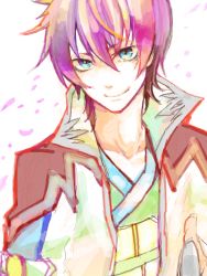 Rule 34 | 1boy, asbel lhant, ayakita (def), bad id, bad pixiv id, blue eyes, formal, male focus, red hair, smile, solo, tales of (series), tales of graces