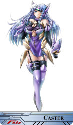 Rule 34 | 1girl, character name, cosplay, fate/stay night, fate (series), kos-mos, kos-mos (cosplay), kos-mos ver. 4, look-alike, medea (fate), simple background, solo, steed (steed enterprise), thighhighs, xenosaga, xenosaga episode iii