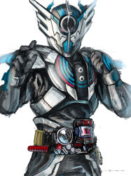 Rule 34 | 1boy, absurdres, alternate costume, armor, black hole, build driver, commentary request, compound eyes, cross-z evol, dragon, driver (kamen rider), english text, fighting stance, highres, kamen rider, kamen rider build (series), kamen rider cross-z, long coat, male focus, muscle galaxy fullbottle, open hands, rider belt, science fiction, simple background, solo, white background, yygnzm