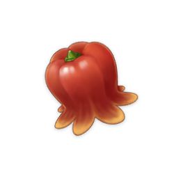 Rule 34 | artist request, chili pepper, commentary, english commentary, food, food focus, fruit, game cg, genshin impact, ingredients, lowres, no humans, official art, pepper, red theme, still life, third-party source, transparent background
