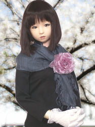 Rule 34 | 1990s (style), bishoujo senshi sailor moon, bob cut, child, doll, flower, gloves, lace, realistic, rose, sailor saturn, shawl, tomoe hotaru