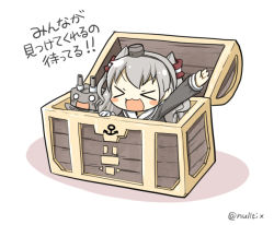 Rule 34 | &gt; &lt;, 10s, 1girl, :3, amatsukaze (kancolle), artist name, bad id, bad pixiv id, blush stickers, chibi, dress, closed eyes, hairband, kantai collection, long hair, machinery, md5 mismatch, o o, open mouth, rensouhou-chan, rensouhou-kun, sailor dress, signature, silver hair, solo, translated, treasure chest, turret, twitter username, yuasan