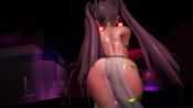 Rule 34 | 1girl, 3d, animated, armlet, ass, ass shake, back, backboob, bikini, bouncing breasts, bracelet, breasts, dancing, earrings, furui, harem outfit, hata no kokoro, huge breasts, jewelry, long hair, pink eyes, pink hair, solo, swimsuit, thighlet, touhou, twintails, video