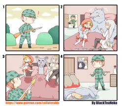 Rule 34 | +++, 2boys, 2girls, 4koma, ^^^, absurdres, anger vein, arms up, ass grab, bad id, bad pixiv id, bed, black legwear, blonde hair, blood, blood bag, blush, blush stickers, boots, breasts, brown hair, camouflage, cheating (relationship), cigarette, comic, cross-laced footwear, dogeza, dress, closed eyes, glasses, greenteaneko, gun, headshot, highres, hood, large breasts, little red riding hood, little red riding hood (grimm), long hair, monster girl, multiple boys, multiple girls, open mouth, original, pillow, red eyes, rifle, short hair, smile, square 4koma, tears, thighhighs, triangle mouth, tuxedo, vase, weapon, wedding dress, white dress, white legwear, wolf, | |