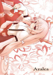 Rule 34 | 1girl, bad id, bad pixiv id, bow, cover, cover page, female focus, flower, fujiwara no mokou, hair bow, long hair, pilky, pink theme, smile, solo, touhou, very long hair