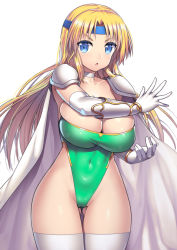 Rule 34 | &gt;:o, 1990s (style), 1girl, :o, ass, blonde hair, blue eyes, boots, bracelet, breasts, bursting breasts, cape, celes chere, choker, collarbone, covered navel, elbow gloves, final fantasy, final fantasy vi, gloves, headband, highleg, highleg leotard, huge breasts, jewelry, legs, leotard, long hair, looking at viewer, nagase haruhito, retro artstyle, shoulder pads, solo, thigh boots, thigh gap, thighhighs, thighs, v-shaped eyebrows, white background, white cape, white gloves, white thighhighs
