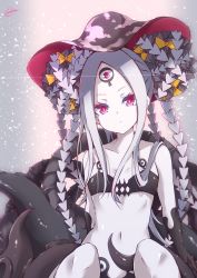Rule 34 | 1girl, abigail williams (fate), abigail williams (swimsuit foreigner) (fate), abigail williams (swimsuit foreigner) (first ascension) (fate), absurdres, bare shoulders, bikini, black bikini, black bow, bow, breasts, collarbone, colored skin, double bun, fate/grand order, fate (series), forehead, hair bun, highres, keyhole, knees up, long hair, looking at viewer, multiple bows, navel, orange bow, parted bangs, red eyes, sidelocks, small breasts, solo, swimsuit, tentacles, third eye, very long hair, white hair, white skin, yanagiba sakana