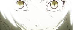 Rule 34 | 1girl, animated, animated gif, araragi koyomi, black hanekawa, face, grin, hanekawa tsubasa, monogatari (series), smile, white hair