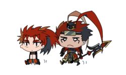 Rule 34 | 10s, 2boys, armor, chinese clothes, fate/extra, fate (series), gloves, halberd, hat, li shuwen (fate), long hair, lu bu (fate), multiple boys, pants, ponytail, red hair, shoes, short hair, weapon