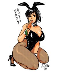 Rule 34 | 1girl, absurdres, breasts, carrot, highres, large breasts, sasha blouse, shingeki no kyojin, solo, thick thighs, thighs, wide hips