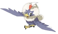Rule 34 | bird, black eyes, claws, commentary, creature, creatures (company), english commentary, flying, full body, game freak, gen 5 pokemon, nintendo, no humans, pinkgermy, pokedex number, pokemon, pokemon (creature), rufflet, solo, transparent background
