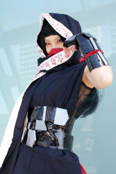 Rule 34 | ari (model), cloak, cosplay, gloves, highres, my-hime, ninja, okuzaki akira, photo (medium)