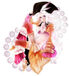 Rule 34 | 00s, 1boy, alternate costume, androgynous, apt, ascot, bicorne, bishounen, blue eyes, dissidia 012 final fantasy, dissidia final fantasy, final fantasy, final fantasy ix, hat, high heels, kuja, long hair, male focus, midriff, shoes, sleeves past wrists, solo, thighhighs, white hair