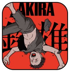Rule 34 | 1boy, akira (manga), red background, red eyes, shima tetsuo, tagme