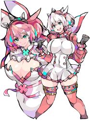 Rule 34 | 1girl, absurdres, ahoge, animal ears, ascot, blue eyes, bracelet, breasts, bridal veil, cleavage cutout, clothing cutout, clover, collar, dress, elphelt valentine, enpe, four-leaf clover, frilled dress, frills, green eyes, guilty gear, guilty gear strive, guilty gear xrd, hairband, highres, huge ahoge, jacket, jewelry, large breasts, long sleeves, looking at viewer, open mouth, pink footwear, pink hair, pink jacket, short hair, smile, spiked bracelet, spiked collar, spiked hairband, spikes, veil, wedding dress, white ascot, white dress, white hair