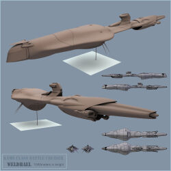 Rule 34 | 3d, battleship (eve online), character sheet, commentary, concept art, eve online, highres, military vehicle, multiple views, no humans, original, pinarci, science fiction, spacecraft, spaceship, thrusters, vehicle focus