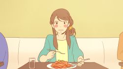 Rule 34 | 1girl, hanaji, may (anime), simple background, tagme, white background