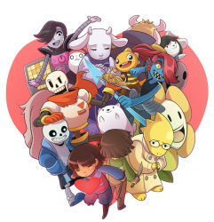 Rule 34 | :3, :d, alphys, annoying dog, asgore dreemurr, asriel dreemurr, bad id, bad tumblr id, black hair, brown hair, cape, chara (undertale), closed eyes, eye contact, facing viewer, flowey (undertale), food, frisk (undertale), frown, furry, glasses, goat girl, grin, hair over one eye, hands in pockets, heart, horns, jacket, knife, looking at another, mary cagle, meatball, mettaton, mettaton ex, monster kid (undertale), napstablook, open mouth, orange scarf, own hands together, papyrus (undertale), pasta, plate, red cape, red hair, sans (undertale), scarf, sharp teeth, shirt, slippers, smile, spaghetti, striped clothes, striped shirt, tail, teeth, temmie, toriel, undertale, undyne, w.d. gaster