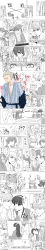 Rule 34 | 4boys, 4girls, absurdres, amagi yukiko, angry, atlus, board game, check translation, comic, fourth wall, greyscale, hanamura yousuke, highres, japanese clothes, kashiwagi noriko, kimono, kuma (persona 4), long image, mahjong, monochrome, monochrome, multiple boys, multiple girls, narukami yuu, persona, persona 4, playing games, satonaka chie, shirogane naoto, strip game, strip mahjong, suta furachina, tall image, tatsumi kanji, translation request, yukata