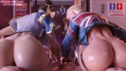 Rule 34 | 2boys, 2girls, 3d, animated, anus, anus peek, artist name, asian, ass, ass focus, audible speech, blender (medium), blonde hair, bouncing, bouncing ass, breasts, cammy white, capcom, chinese clothes, chun-li, cum, curvy, double bun, ejaculation, english audio, english text, female orgasm, girl on top, group sex, hair bun, hetero, huge ass, indoors, internal cumshot, jiggle, large breasts, large penis, moaning, multiple boys, multiple girls, orgasm, outdoors, pantsushi, patreon username, penis, pov, reverse cowgirl position, riding, ripples, sex, sex from behind, shiny skin, sound, straddling, street fighter, street fighter 6, talking, thighs, uncensored, vaginal, video, video game