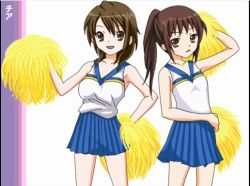 Rule 34 | 00s, 2girls, cheerleader, duplicate, genderswap, genderswap (mtf), koizumi itsuki, koizumi itsuki (female), kyon, kyonko, multiple girls, suzumiya haruhi no yuuutsu