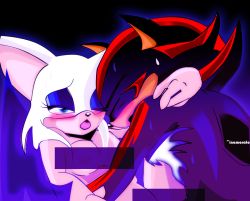 Rule 34 | animal, blue eyes, censored, red eyes, rouge the bat, sex, shadow the hedgehog, sonic (series), tagme