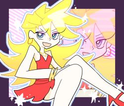 Rule 34 | 10s, 1girl, artist request, dress, gainax, panty &amp; stocking with garterbelt, panty (psg), smile, solo, tagme