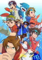 akashi_tagiru daimon_masaru_(digimon_savers) digimon digimon_adventure digimon_adventure_02 digimon_frontier digimon_savers digimon_tamers digimon_xros_wars digimon_xros_wars:_toki_wo_kakeru_shounen_hunter-tachi guilmon kanbara_takuya kudou_taiki matsuda_takato motomiya_daisuke shoutmon v-mon yagami_taichi