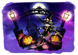 Rule 34 | halloween, hat, jack-o&#039;-lantern, kabane (follabi), original, pumpkin, solo, witch, witch hat