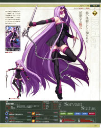 Rule 34 | 1girl, absurdly long hair, absurdres, black dress, blindfold, chain, dress, facial mark, fate/grand order, fate/stay night, fate (series), forehead mark, highres, holding, holding weapon, long hair, medusa (fate), medusa (rider) (fate), nameless dagger (fate), official art, pink hair, solo, strapless, strapless dress, takeuchi takashi, text focus, thighhighs, very long hair, weapon, zettai ryouiki