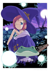 Rule 34 | 1girl, frog, halloween, hat, original, sango (53box), solo, witch, witch hat