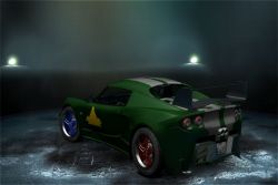 Rule 34 | back, car, car show, customized, flower, game, green tunic, link, lotus, lotus elise, motor vehicle, need for speed: undercover, nintendo, no humans, the legend of zelda, triforce, vehicle