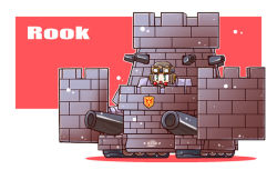 Rule 34 | androgynous, board game, cannon, caterpillar tracks, chess, chibi, gender request, goggles, helmet, military, military vehicle, motor vehicle, solo, tank, vehicle