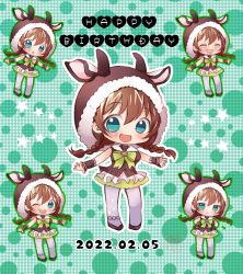 Rule 34 | 1girl, :o, ;), animal ears, animal hat, animal hood, aqua eyes, arm warmers, artist name, artist request, bare shoulders, blue eyes, blush, bow, bowtie, braid, breasts, brown dress, brown footwear, brown hair, brown hat, brown sweater, chibi, closed eyes, detached sleeves, dress, dual persona, elbow sleeve, emma verde, exciting animal (love live!), female focus, floating hair, flower, freckles, full body, fur-trimmed collar, fur-trimmed dress, fur-trimmed headwear, fur trim, goat ears, goat hood, goat tail, green bow, green skirt, hair between eyes, hair tie, half-closed eyes, hand on own hip, hat, high heels, highres, hood, layered skirt, long hair, looking at viewer, love live!, love live! nijigasaki high school idol club, love live! school idol festival, love live! school idol festival all stars, miniskirt, one eye closed, outstretched arms, parted lips, plaid, plaid skirt, pleated, pleated skirt, polka dot, polka dot background, purple flower, red hair, sailor collar, shoes, short sleeves, skirt, sleeveless, sleeveless dress, sleeveless sweater, small breasts, smile, solo, sparkle print, spread arms, star (symbol), striped, sweater, tail, turtleneck, turtleneck sweater, twin braids, twintails, wavy hair, white legwear, white sailor collar, white skirt, wink, wrist cuffs