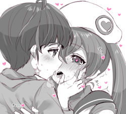 Rule 34 | 2girls, after kiss, beret, earrings, eru, eyebrows, french kiss, hagoromo lala, hand on another&#039;s face, hat, heart, heart in eye, hoshina hikaru, jewelry, kiss, long hair, multiple girls, pointy ears, precure, saliva, short hair, spot color, star (symbol), star earrings, star twinkle precure, symbol in eye, tongue, tongue out, twintails, yuri