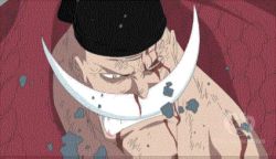Rule 34 | animated, animated gif, bandana, baseball cap, blood, boots, brown hair, dust, edward newgate, facial hair, falling, fighting, flying, halberd, hat, injury, lowres, male focus, marineford, marines, military, military uniform, mustache, one piece, polearm, sword, uniform, weapon, white hair