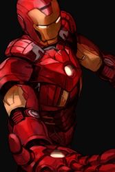 Rule 34 | 1boy, armor, hungry clicker, iron man, male focus, manly, marvel, power armor, simple background, solo, superhero costume, upper body