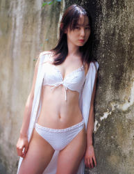 Rule 34 | akiyama rina, bikini, dress, open clothes, open dress, photo (medium), swimsuit, tagme