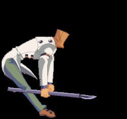 Rule 34 | 1boy, animated, animated gif, arc system works, bag, bag on head, bag over head, dancing, faust (guilty gear), guilty gear, guilty gear x, guilty gear xx, lowres, male focus, paper bag, pixel art, scalpel, solo, transparent background