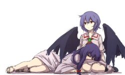 Rule 34 | 2girls, bat wings, bow, colorized, dress, full body, hair bow, hair ornament, long hair, long sleeves, looking at viewer, looking away, lying, md5 mismatch, multiple girls, no headwear, no headwear, on person, patchouli knowledge, puffy sleeves, purple eyes, purple hair, red eyes, remilia scarlet, resized, short hair, short sleeves, simple background, sitting, sketch, terimayo, touhou, white background, wide sleeves, wings