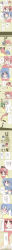 Rule 34 | 10s, absurdres, comic, highres, kamijou kyousuke, long hair, long image, mahou shoujo madoka magica, mahou shoujo madoka magica (anime), miki sayaka, multiple girls, ponytail, sakura kyoko, shizuki hitomi, short hair, tall image, togabeni, translation request, yuri