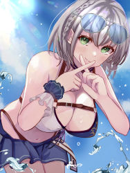Rule 34 | absurdres, braid, highres, hololive, shirogane noel, shirogane noel (summer 2020), summer, swimsuit, tagme, virtual youtuber