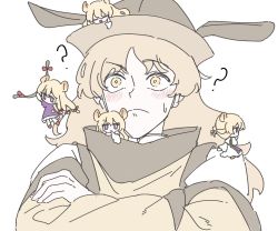 Rule 34 | 6+girls, animal ears, arm up, blonde hair, blush, boots, bow, brown footwear, brown hair, brown headwear, cape, chibi, closed eyes, closed mouth, commentary request, crossed arms, detached sleeves, dress, elbow gloves, eyes visible through hair, flying, from behind, gap (touhou), gloves, hair between eyes, hair bow, hair bun, hand on own face, hand up, hat, holding, holding umbrella, juliet sleeves, korean commentary, light brown hair, long hair, long sleeves, looking at another, looking back, looking down, looking to the side, looking up, matara okina, mouse ears, mouse tail, multiple girls, no headwear, no mouth, odacxam, open mouth, orange cape, puffy short sleeves, puffy sleeves, purple dress, purple eyes, red bow, red footwear, shirt, shoes, short hair, short hair with long locks, short sleeves, simple background, sitting, sitting on person, smile, standing, sweat, sweatdrop, tabard, tail, touhou, umbrella, upper body, white background, white dress, white gloves, white shirt, wide sleeves, yakumo yukari, yellow eyes