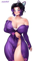 Rule 34 | 1girl, breasts, kimetsu no yaiba, kochou shinobu, large breasts, solo