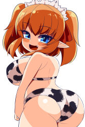 Rule 34 | 1girl, animal print, breasts, cow print, gero zoukin, highres, large breasts, oppai loli, pointy ears, solo, sunny milk, touhou