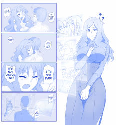 Rule 34 | 10s, 4boys, 4girls, 4koma, ::o, absurdres, blue theme, blush, breasts, comic, darling in the franxx, closed eyes, gorou (darling in the franxx), hachi (darling in the franxx), hairband, hand on own chest, highres, hiro (darling in the franxx), horns, hug, ichigo (darling in the franxx), kokoro (darling in the franxx), large breasts, long hair, long sleeves, military, military uniform, mitsuru (darling in the franxx), monochrome, multiple boys, multiple girls, nana (darling in the franxx), necktie, oni horns, open mouth, short hair, speech bubble, uniform, viperxtr, zero two (darling in the franxx)