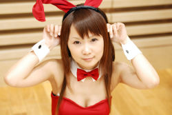 Rule 34 | animal ears, asahina mikuru, rabbit ears, collar, cosplay, hiromichi, leotard, photo (medium), suzumiya haruhi no yuuutsu