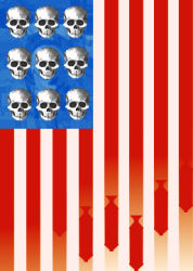Rule 34 | american flag, bomb, explosive, flag, lienae, lowres, skull, tagme