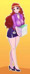 Rule 34 | captain syrup, highres, lipstick, makeup, nintendo, red hair, red lips, solo, tagme, wario land